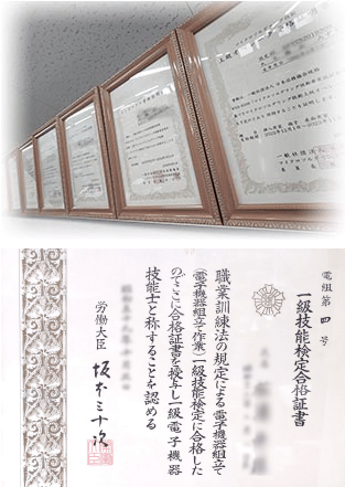 合格証