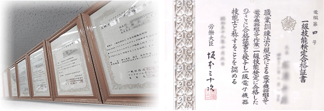 合格証