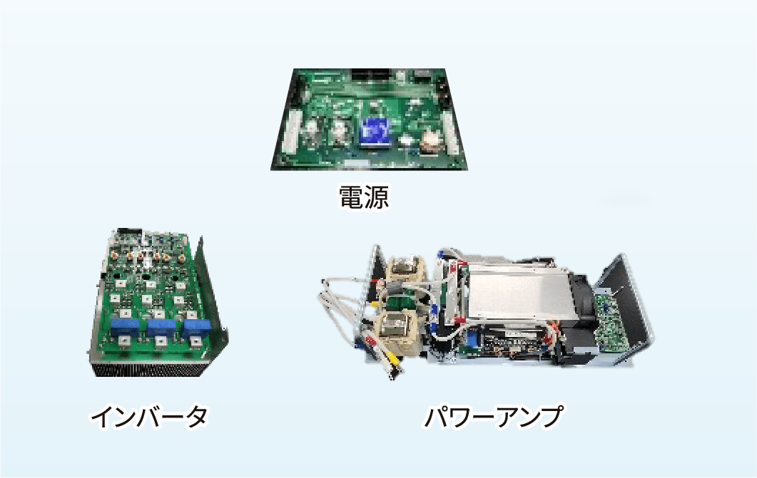 パワーアンプ & インバータ & 電 源