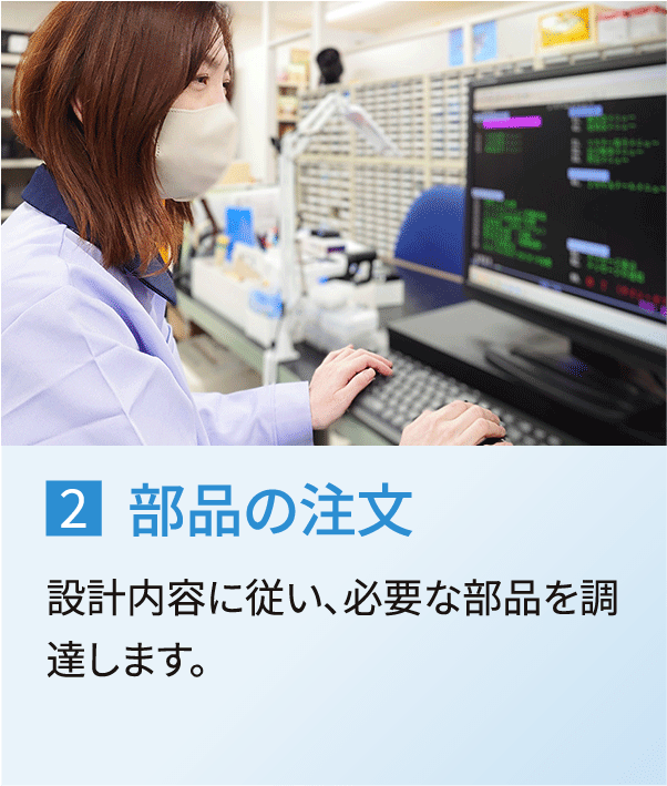 部品の注文